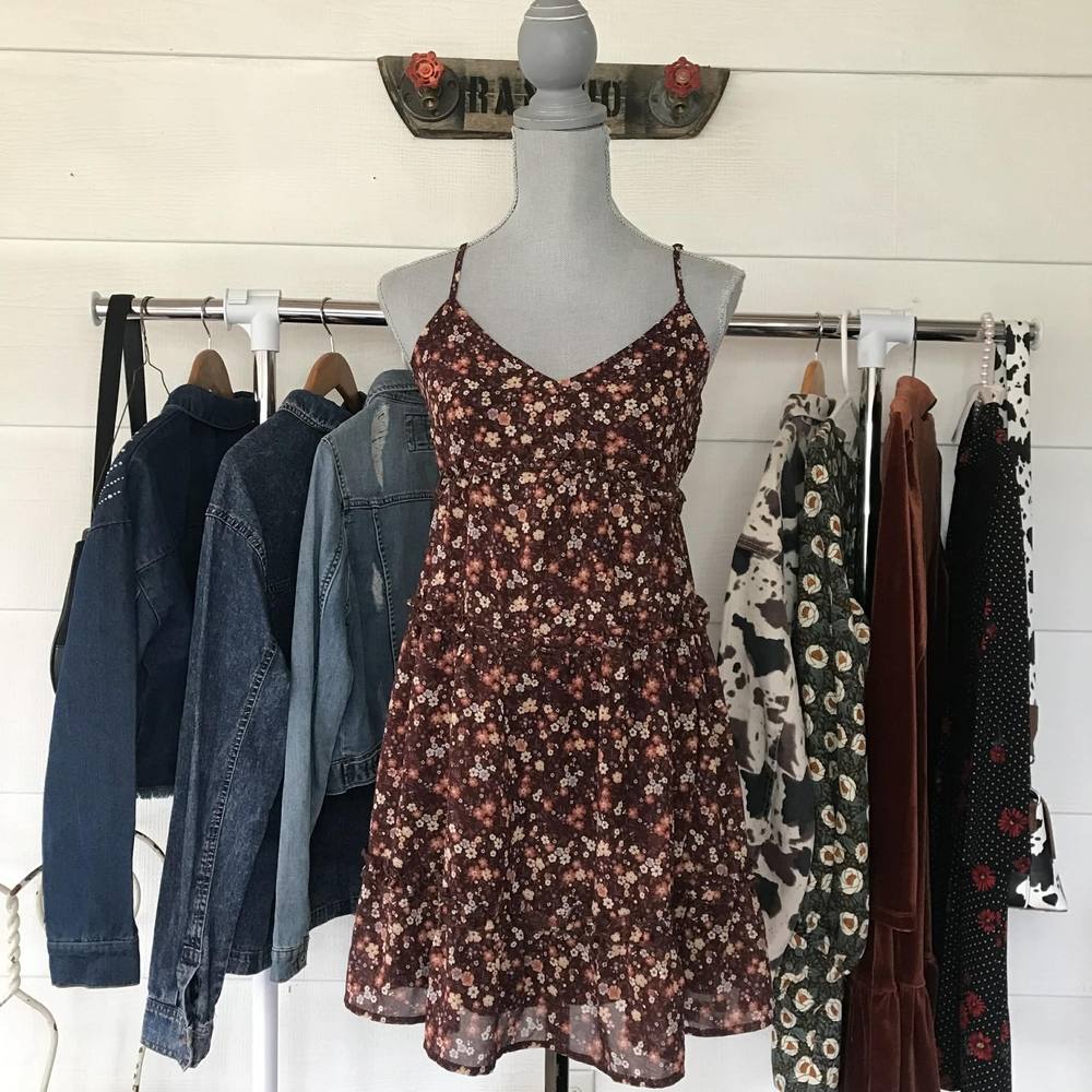 Trixxi Floral Dress Womens Size Medium